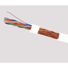 SFTP CAT6 LSZH Cable Fluke probado Soild Bare Copper Blanco